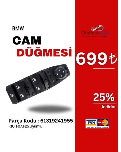 CAM DUGMESI ON SOL (KARARTMALI &KATLAMA'LI AYNA)
