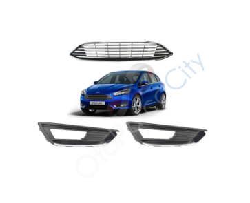 Ford Focus Titanium Ön Panjur Ve Sis Far Çerçeve Kiti 2014-2018