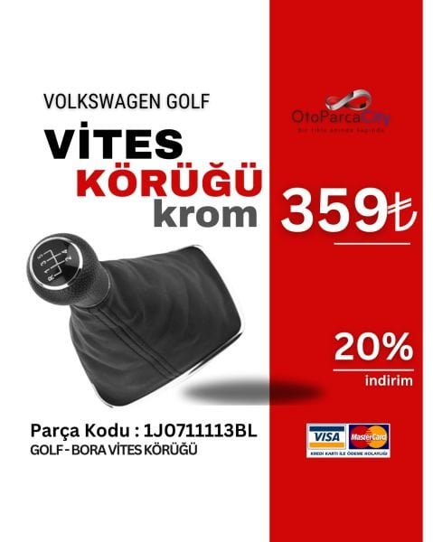 VOLKSWAGEN GOLF - BORA VITES KORUGU KROM NIKELAJLI GENIS TIP