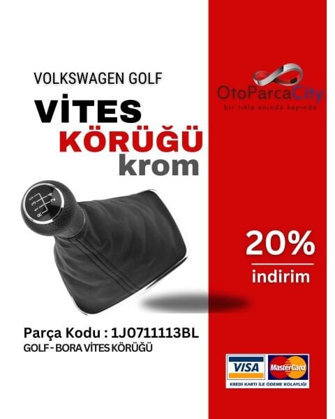 VOLKSWAGEN GOLF - BORA VITES KORUGU KROM NIKELAJLI GENIS TIP